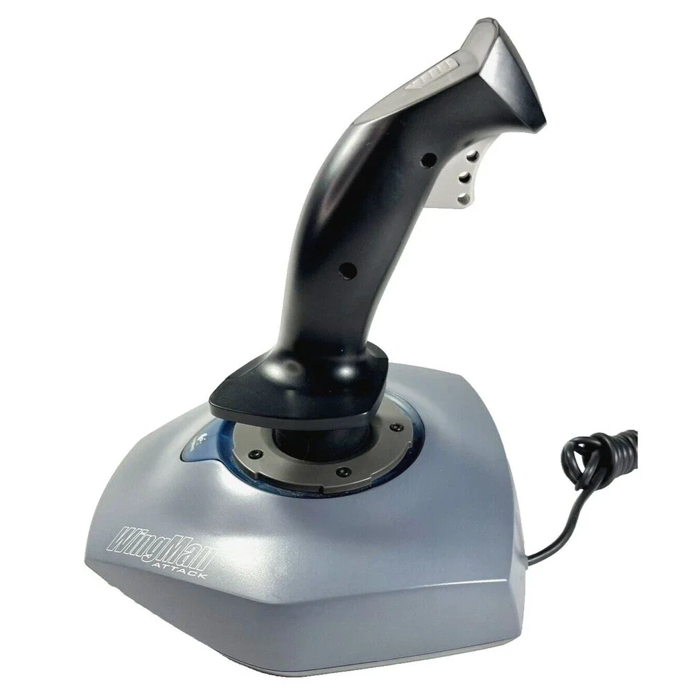 Logitech Wingman Attack Flight Vintage Wired Joystick J-YB11 Tested